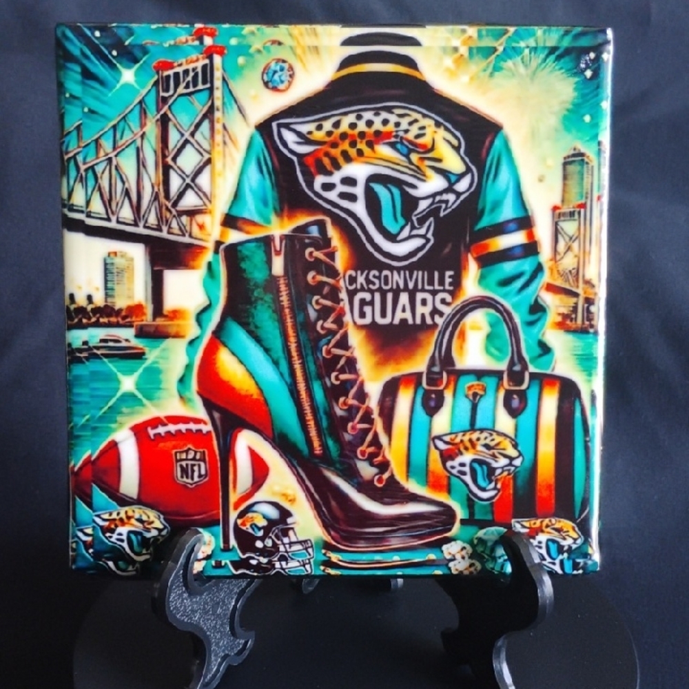Hand Crafted Jaguars Art